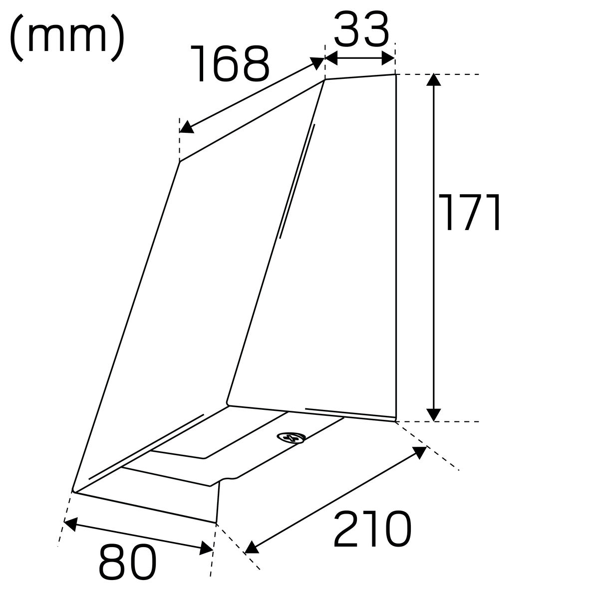 Seinävalaisin Hidealite Edge XL, 12,5W, 4000K, 660lm, IP65