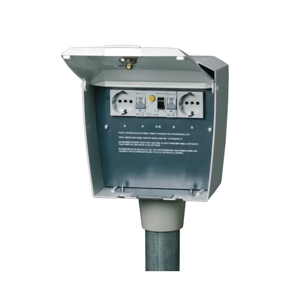 Autolämmityspistorasia Fibox 2J1V