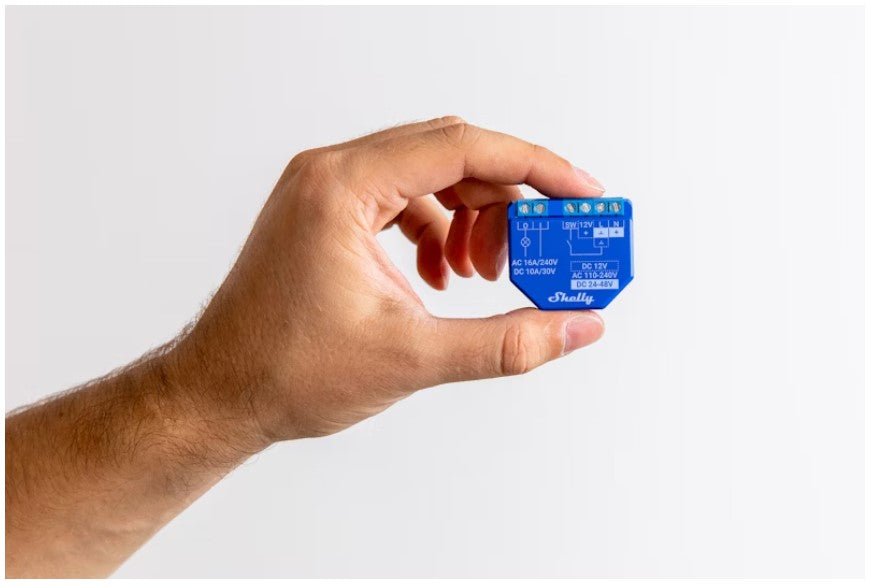 Shelly Plus 1 releyksikkö, 1-K, 16A, WiFi