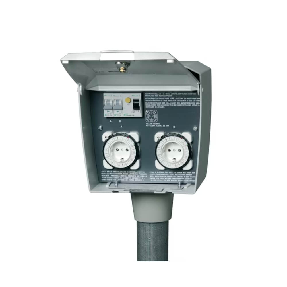 autolämmityspistorasia Fibox piha 