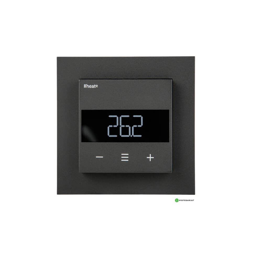 Älytermostaatti Heatit WiFi6 BLE 16A musta