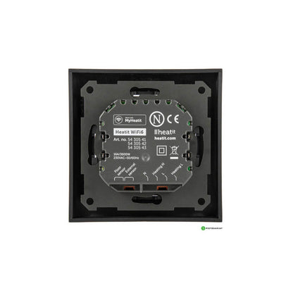 Älytermostaatti Heatit WiFi6 BLE 16A musta