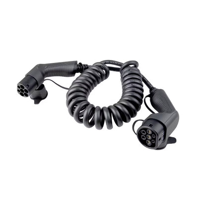 Sähköauton latauskaapeli Onnline Spiraali 11kW, Type 2, 16A, 8m