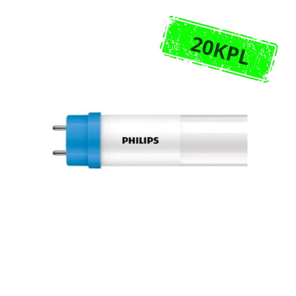LED-valoputki Philips CorePro LEDtube T8, G13, 1500mm, 20W, 2200lm, 4000K, 20kpl