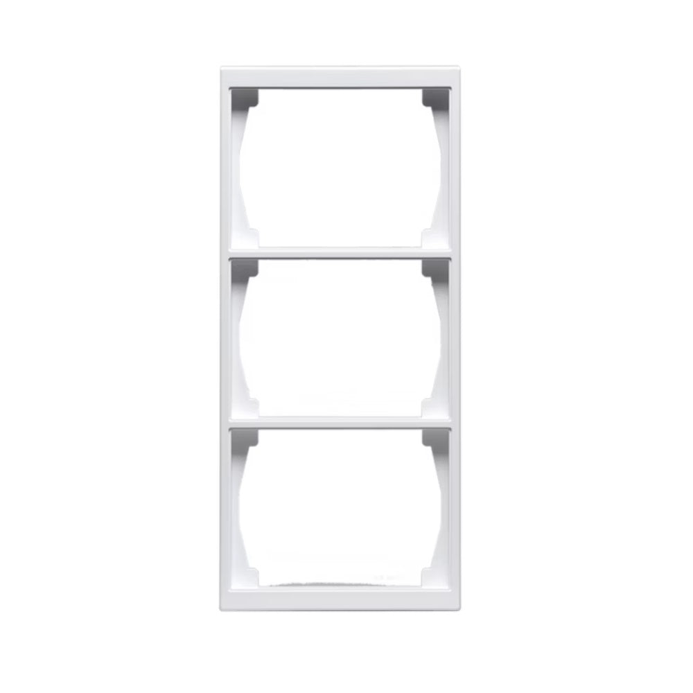 Peitelevy ABB Impressivo, 3-osainen, 100mm, valkoinen