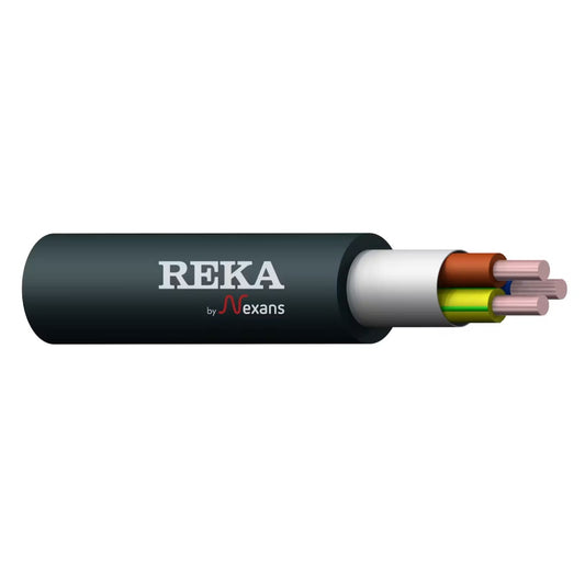 MMJ 3x1,5S Reka EQQ LiteRex, musta, 50m