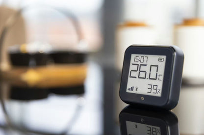 Shelly H&T Gen3 kosteus- ja lämpötila-anturi, musta