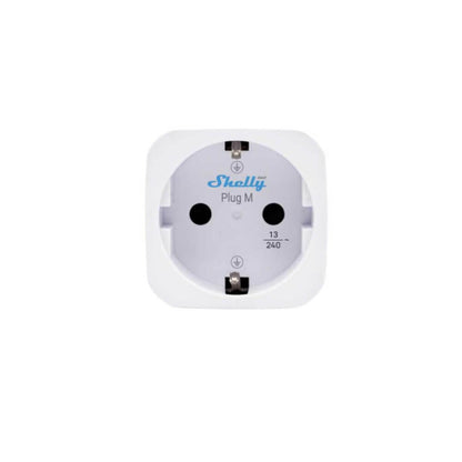 Älypistorasia Shelly Plug M Gen3, 13A, WiFi, valkoinen