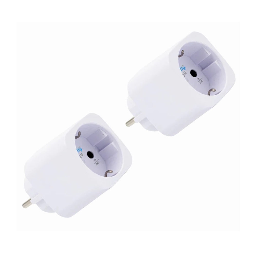 Älypistorasia Shelly Plug M Gen3, 13A, WiFi, valkoinen, 2-pack