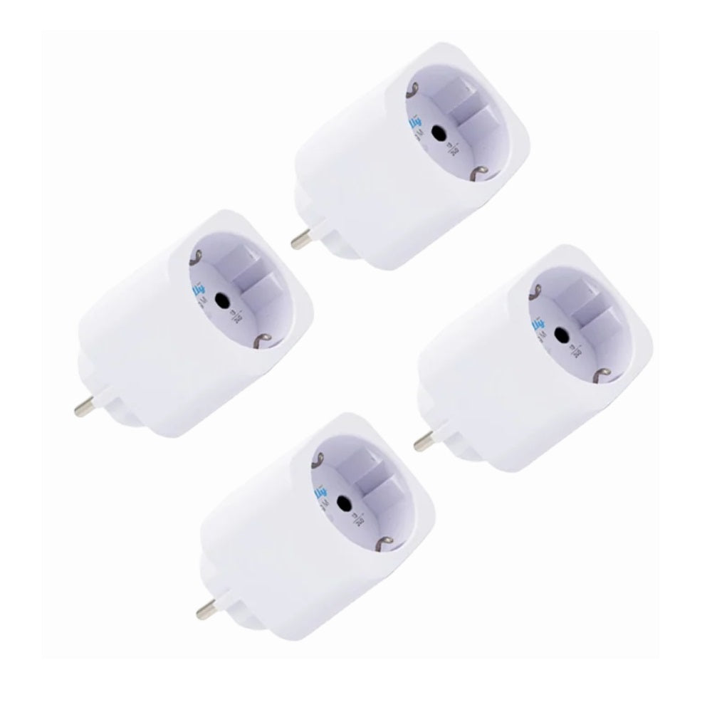 Älypistorasia Shelly Plug M Gen3, 13A, WiFi, valkoinen, 4-pack
