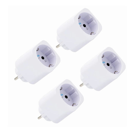 Älypistorasia Shelly Plug M Gen3, 13A, WiFi, valkoinen, 4-pack