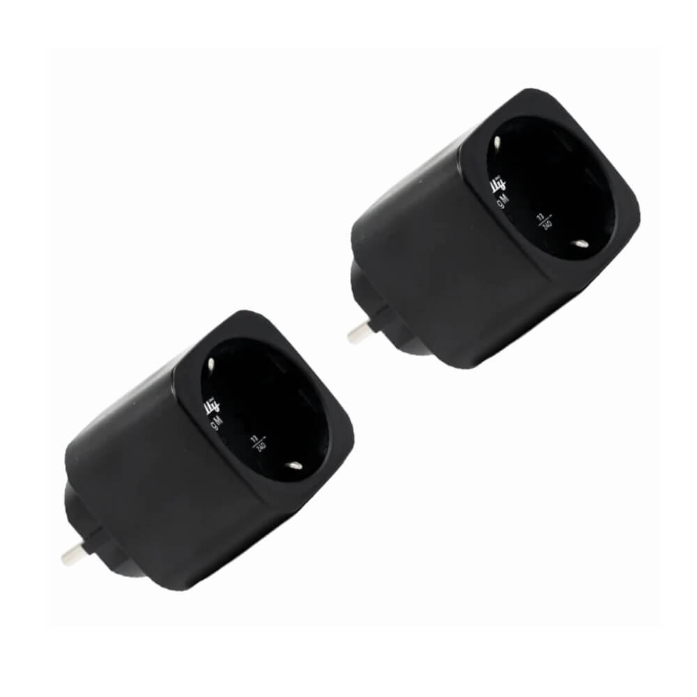 Älypistorasia Shelly Plug M Gen3, 13A, WiFi, musta, 2-pack