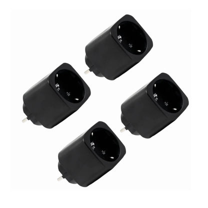 Älypistorasia Shelly Plug M Gen3, 13A, WiFi, musta, 4-pack