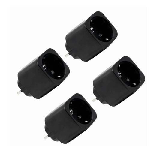 Älypistorasia Shelly Plug M Gen3, 13A, WiFi, musta, 4-pack