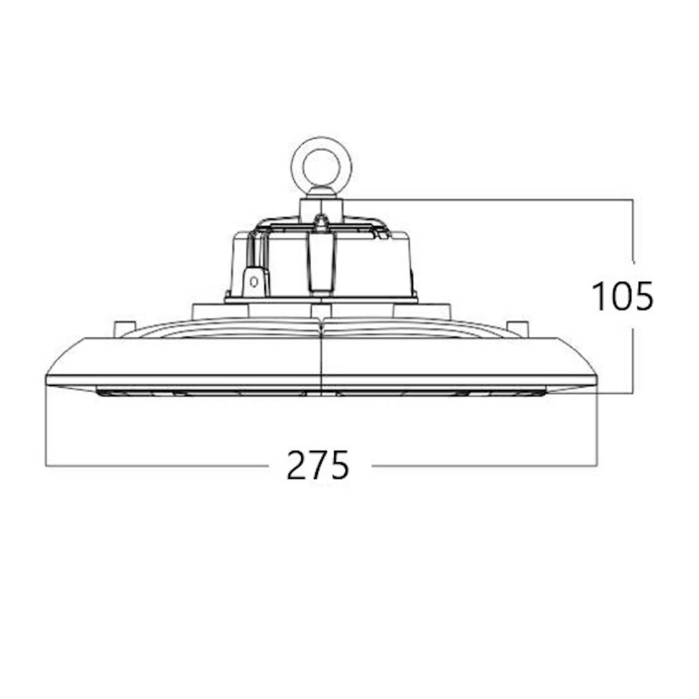 Syväsäteilijä Onnline Onnbay 100W, IP65, 4000K