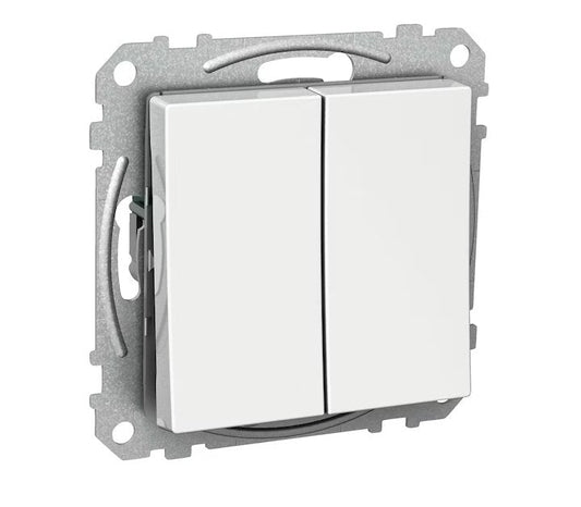 Kytkin Schneider Electric Exxact 5 16A IP21 2x UKJ Valkoinen