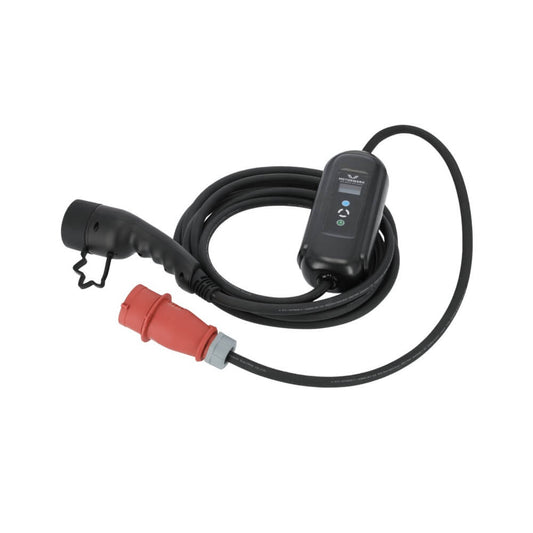 Motorwerk EV Type2 11 kW sähköauton latauslaite 5 metrin kaapelilla