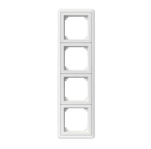 Peitelevy Schneider Electric Exxact 4-osainen Kehys Combi Valkoinen
