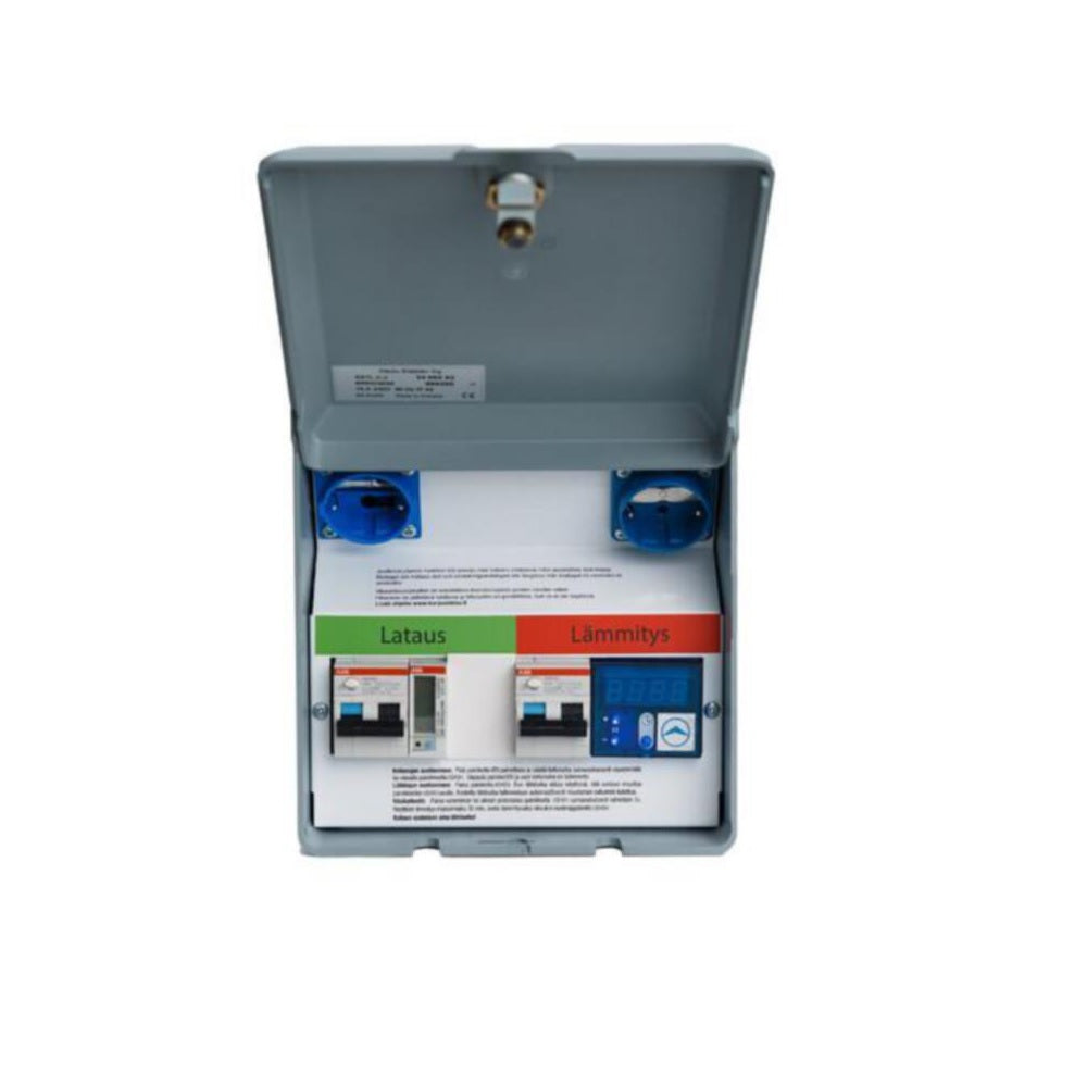 Satmatic 8MMO466S hidaslatausasema – latauspistorasia ja lämmityspistorasia ajoneuvojen ylläpitoon