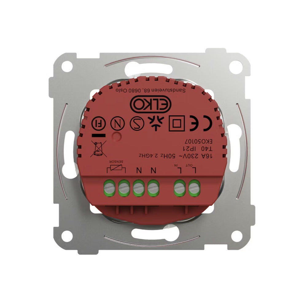 Yhdistelmätermostaatti Elko One, musta